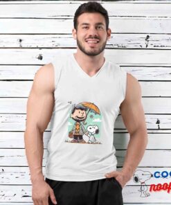 Cheerful Snoopy Dad T Shirt 3