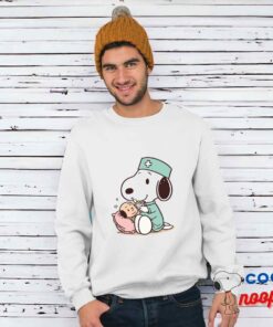 Cheerful Snoopy Nursing T Shirt 1