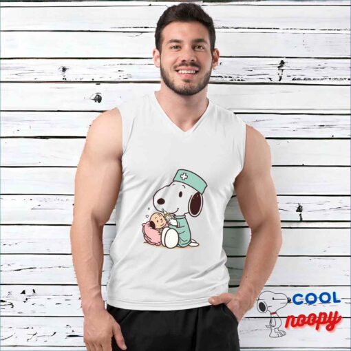 Cheerful Snoopy Nursing T Shirt 3