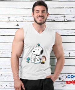 Cheerful Snoopy Rick And Morty T Shirt 3