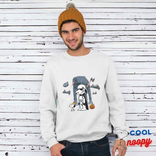 Cheerful Snoopy Star Wars Movie T Shirt 1