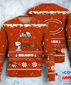 Chicago Bears Snoopy Nfl Ugly Christmas Sweater 1