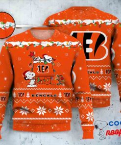 Cincinnati Bengals Snoopy Nfl Ugly Christmas Sweater 1