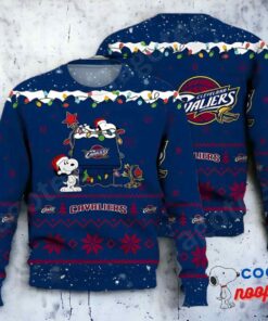 Cleveland Cavaliers Snoopy Nba Ugly Christmas Sweater 1