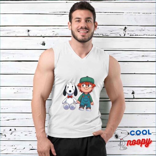 Colorful Snoopy Chucky Movie T Shirt 3