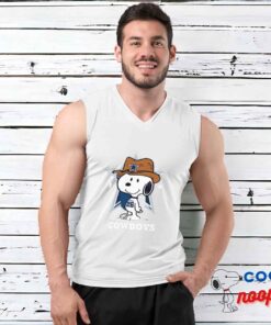Comfortable Snoopy Dallas Cowboys Logo T Shirt 3