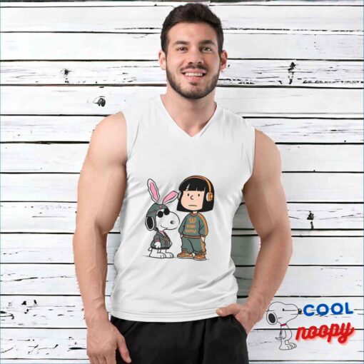 Cool Snoopy Bad Bunny Rapper T Shirt 3