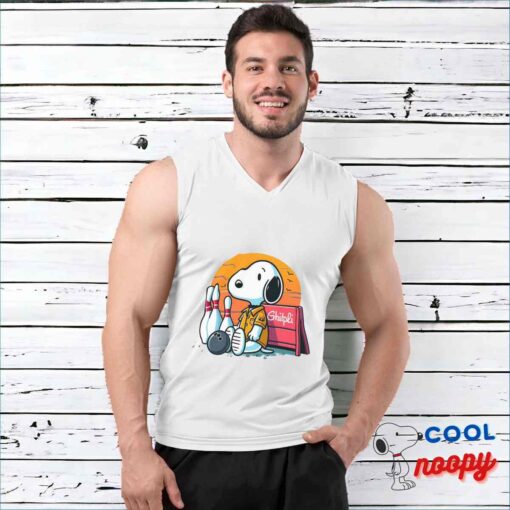 Cool Snoopy Bowling T Shirt 3