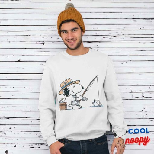 Cool Snoopy Fishing T Shirt 1