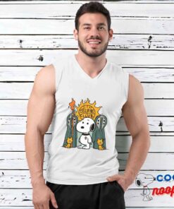 Cool Snoopy Hellfire Club T Shirt 3