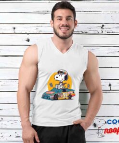 Cool Snoopy Nascar T Shirt 3