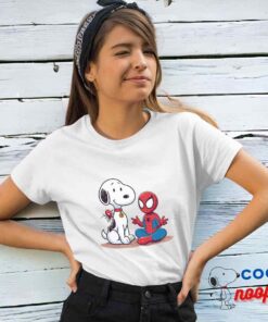 Cool Snoopy Spiderman T Shirt 4