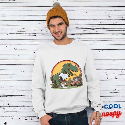 Creative Snoopy Jurassic Park T Shirt 1