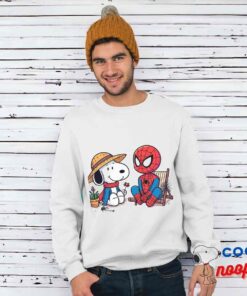 Creative Snoopy Spiderman T Shirt 1