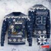 Dallas Cowboys Snoopy Custom Name And Number Ugly Christmas Sweater 1