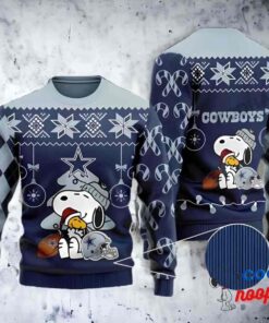 Dallas Cowboys Sweater Peanuts Snoopy Christmas Ugly Christmas Sweater 1