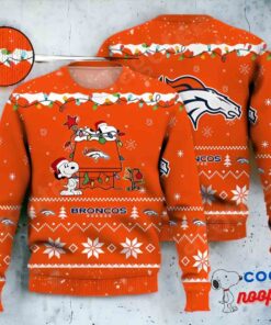 Denver Broncos Snoopy Nfl Ugly Christmas Sweater 1
