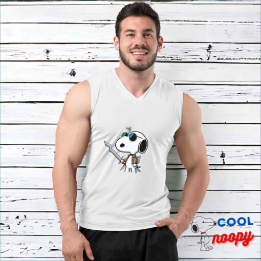 Discount Snoopy Attack On Titan T Shirt 3