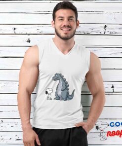 Discount Snoopy Godzilla T Shirt 3