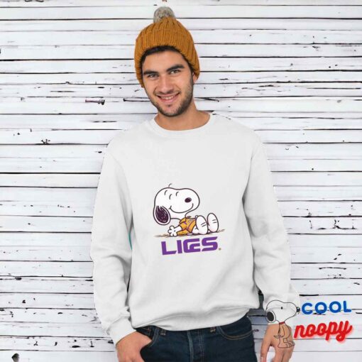 Discount Snoopy Lsu Tigers Logo T Shirt 1
