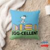 Egg Cellent Snoopy Easter Throw Pillow 8