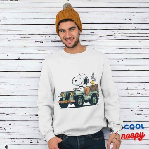 Excellent Snoopy Jeep T Shirt 1