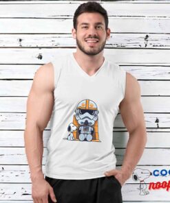 Excellent Snoopy Star Wars Movie T Shirt 3