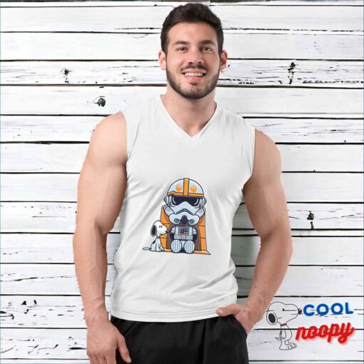 Excellent Snoopy Star Wars Movie T Shirt 3
