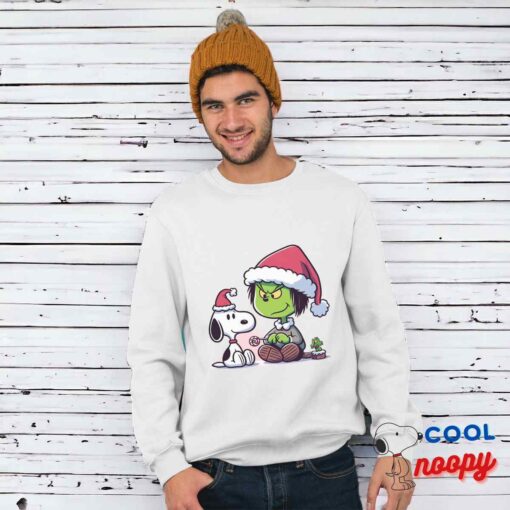 Exciting Snoopy Grinch Movie T Shirt 1