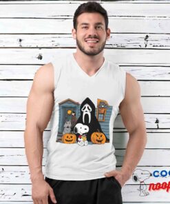 Exciting Snoopy Horror Movies T Shirt 3