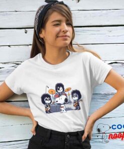 Exciting Snoopy Kiss Rock Band T Shirt 4