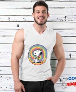 Exciting Snoopy Tie Dye T Shirt 3
