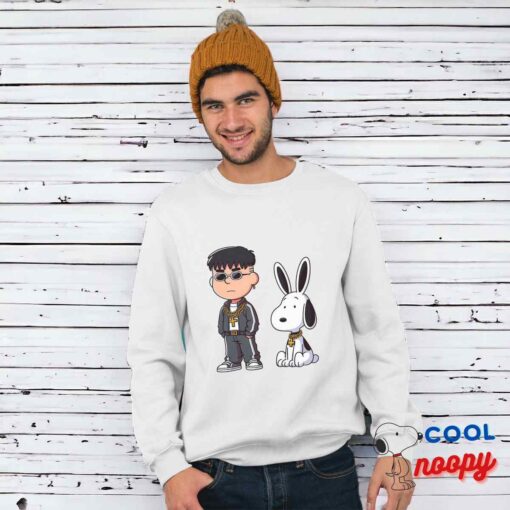 Exclusive Snoopy Bad Bunny Rapper T Shirt 1