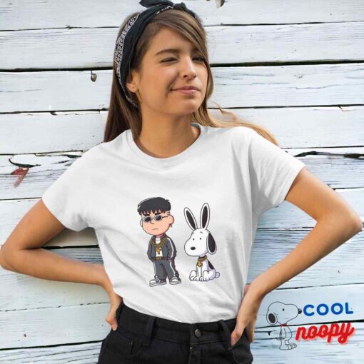 Exclusive Snoopy Bad Bunny Rapper T Shirt 4