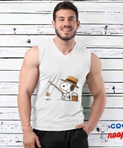 Exclusive Snoopy Fishing T Shirt 3