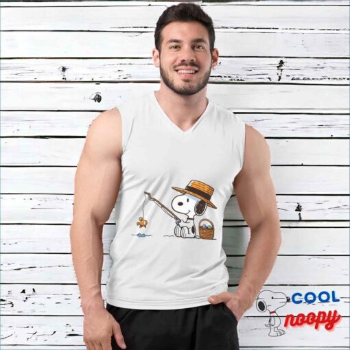 Exclusive Snoopy Fishing T Shirt 3