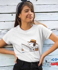 Exclusive Snoopy Fishing T Shirt 4