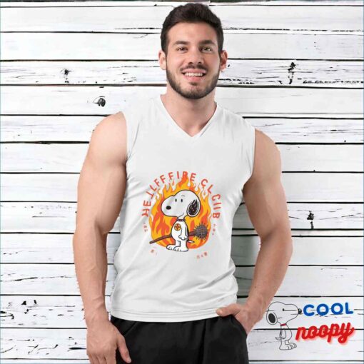 Exclusive Snoopy Hellfire Club T Shirt 3