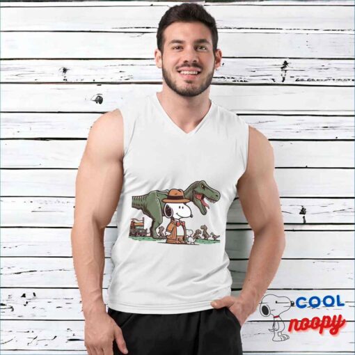 Exclusive Snoopy Jurassic Park T Shirt 3