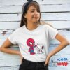 Exquisite Snoopy Spiderman T Shirt 4