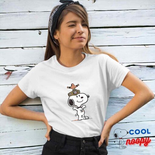 Exquisite Snoopy Wwe T Shirt 4