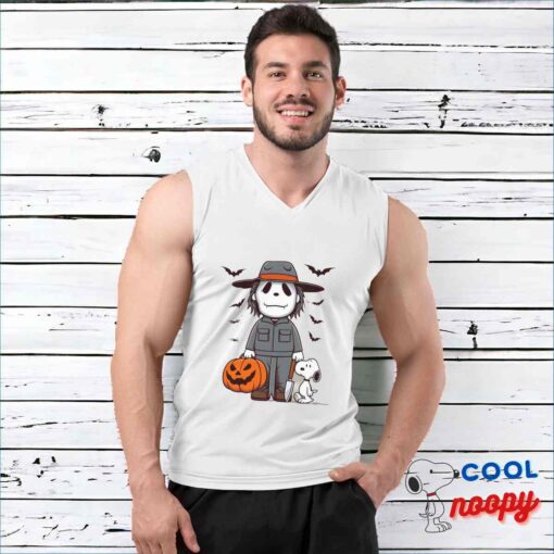 Fascinating Snoopy Michael Myers T Shirt 3