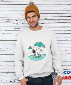 Fascinating Snoopy Swim T Shirt 1