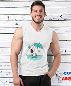 Fascinating Snoopy Swim T Shirt 3