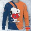 Flint Firebirds Snoopy Cute Heart Ugly Christmas Sweater Aop Gift 1