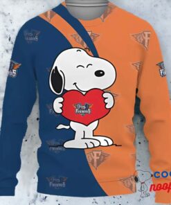 Flint Firebirds Snoopy Cute Heart Ugly Christmas Sweater Aop Gift 1