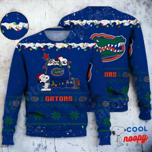 Florida Gators Snoopy Ncaa Ugly Christmas Sweater 1
