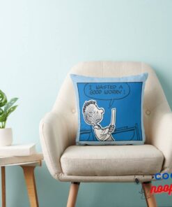 Franklin I Wasted A Good Worry Throw Pillow 3
