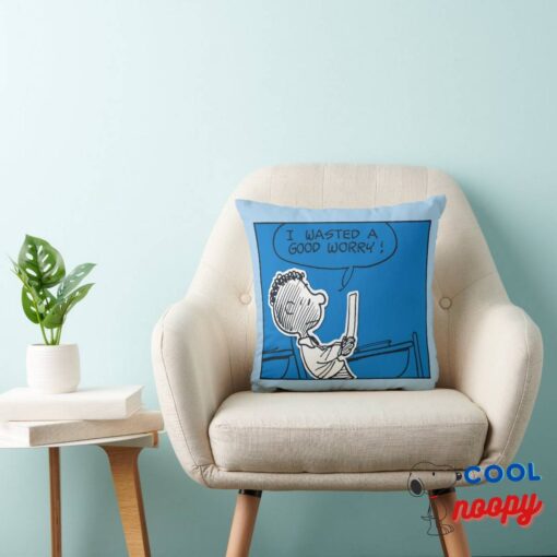 Franklin I Wasted A Good Worry Throw Pillow 3