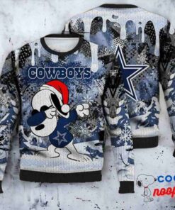Funny Dallas Cowboys Snoopy Dabbing,dallas Cowboys Ugly Sweater 1